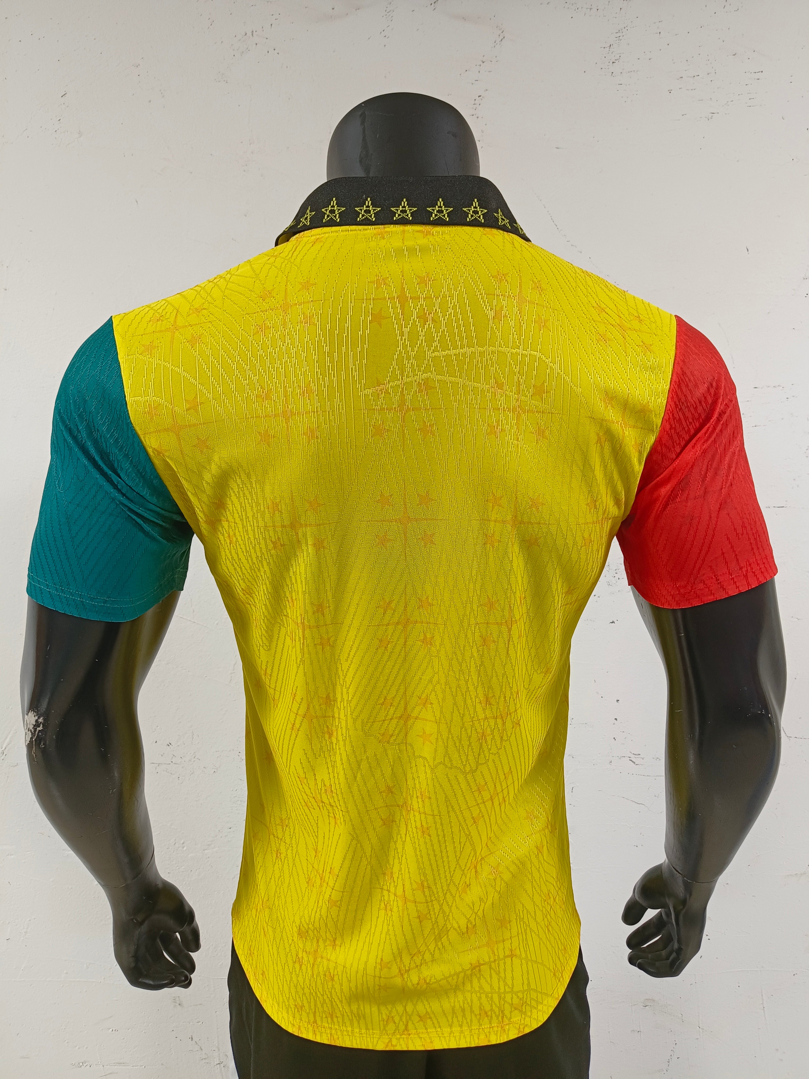 Ghana Yellow Black Star Player Retro Jersey