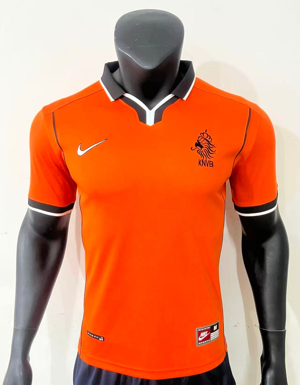 Netherland Orange Collar Player Retro Jersey