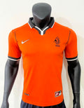 Netherland Orange Collar Player Retro Jersey