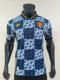 Manchester United Blue Adidas Original Retro Football Player Jersey
