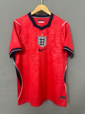 England Away Football Shirt Red Short Sleeve Adults Jersey