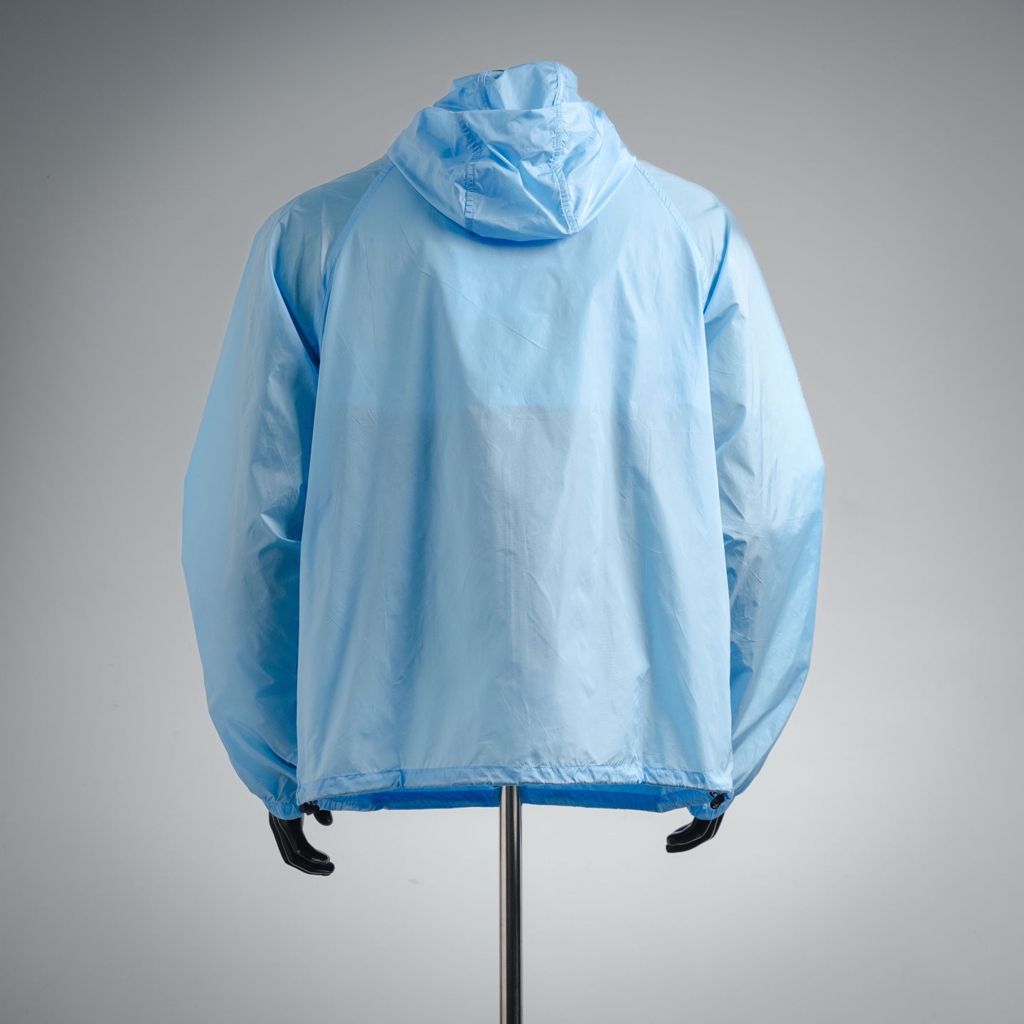 Burberry Check Placket Nylon Hooded Jacket Coat
