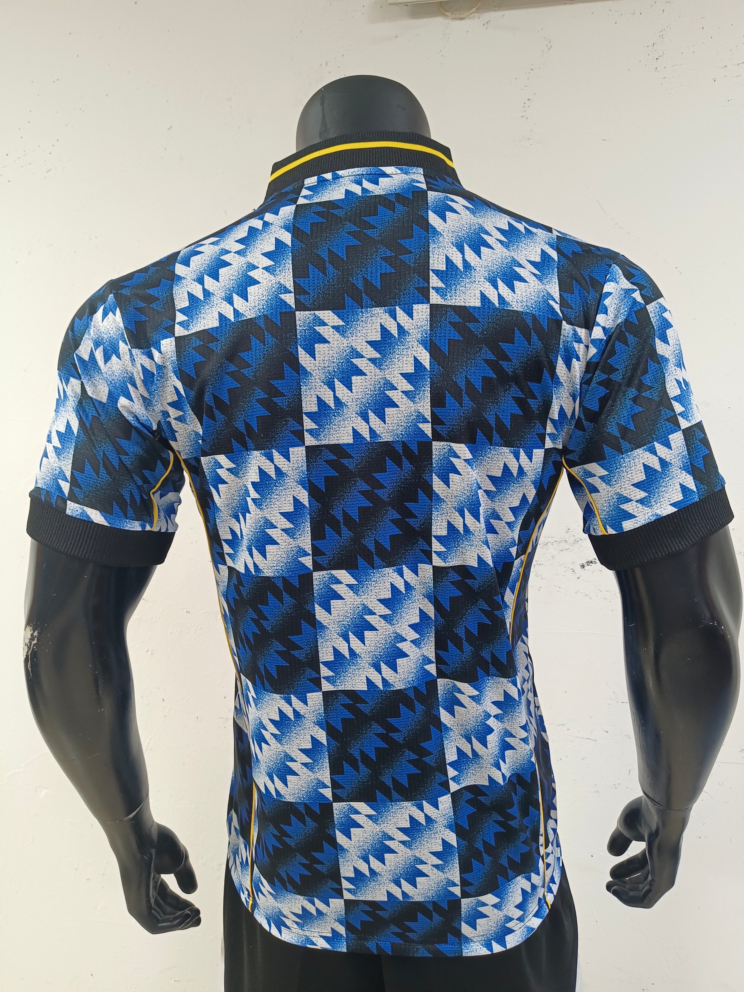 Manchester United Blue Adidas Original Retro Football Player Jersey