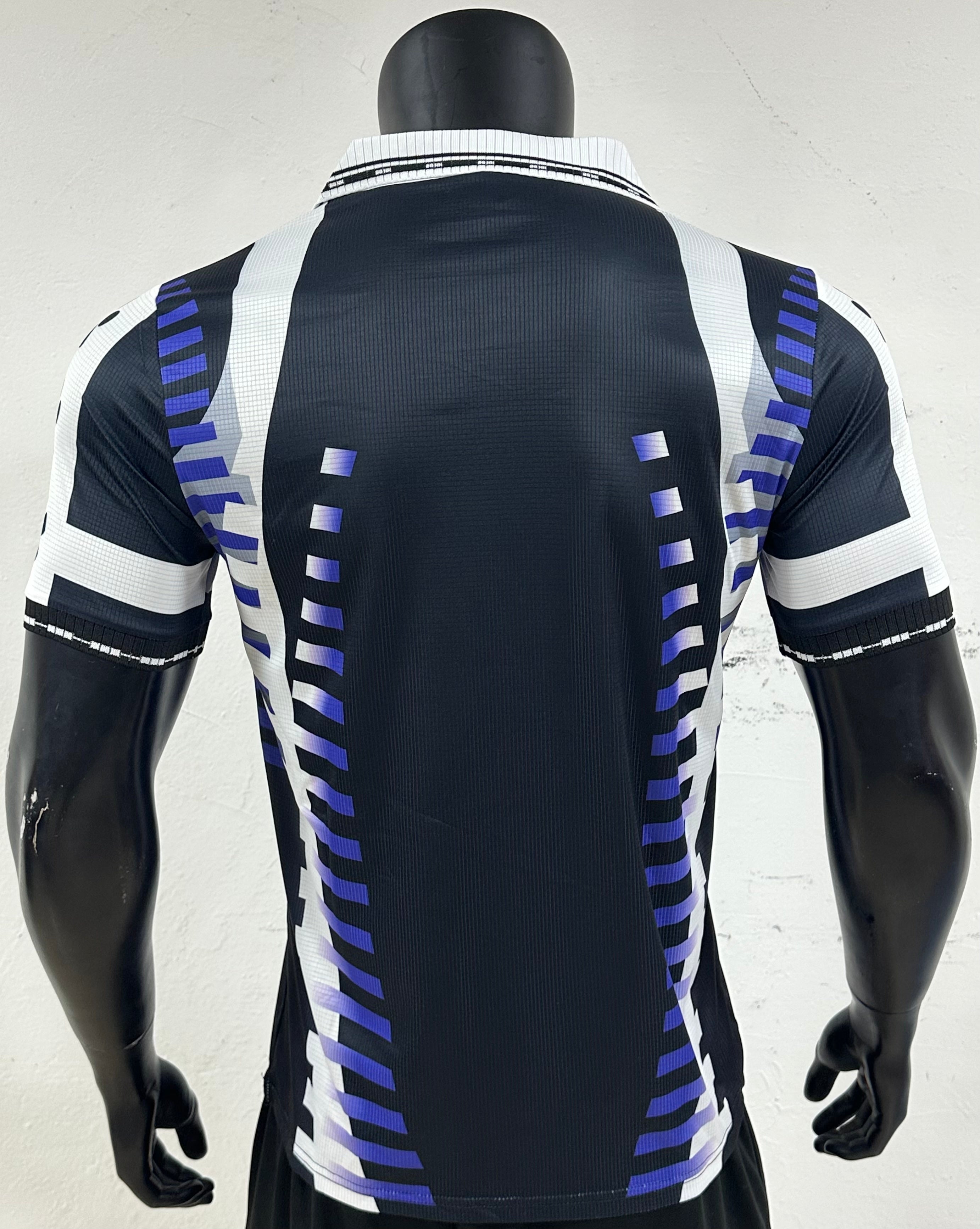 Real Madrid Kelme Navy Blue Retro Player Jersey