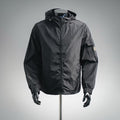 Moncler Light Luxury Casual Hooded Thin Jacket Black/Green