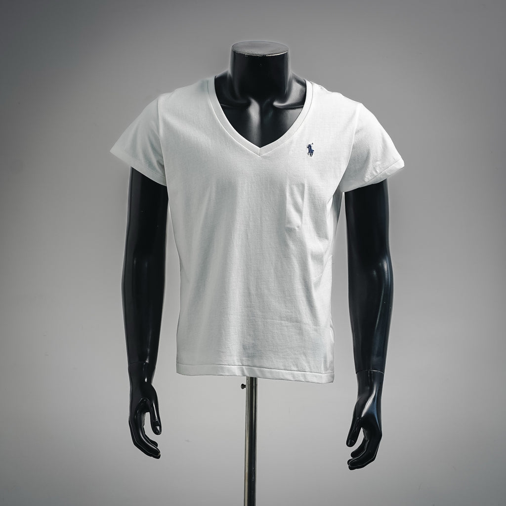 Polo Ralph Lauren V-neck Top Blue/Pink/White