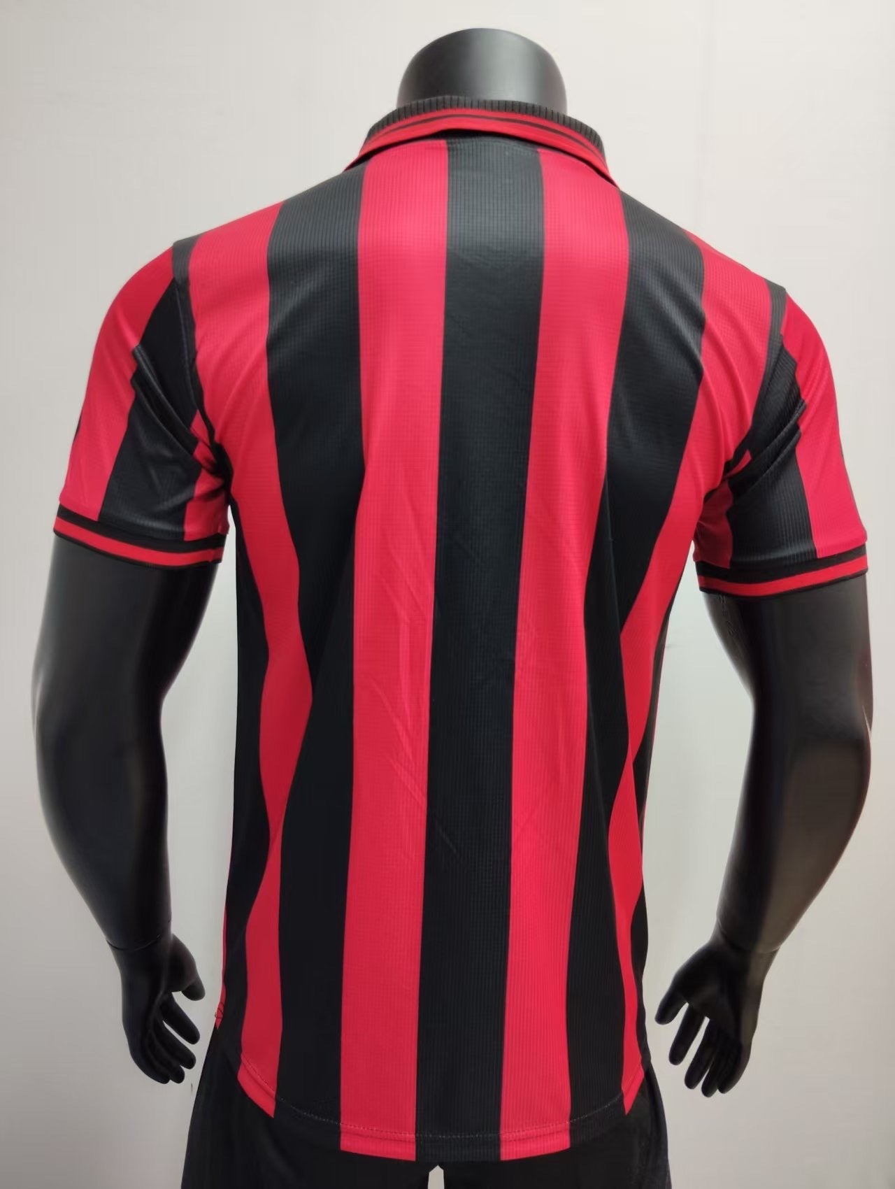 Ac Milan Stripped Lotto Player Retro Jersey