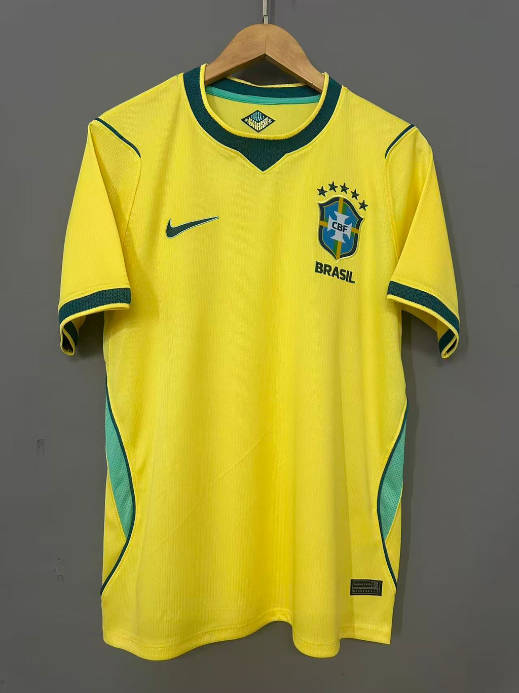 Brazil Home Football Shirt Short Sleeve Jersey 2026