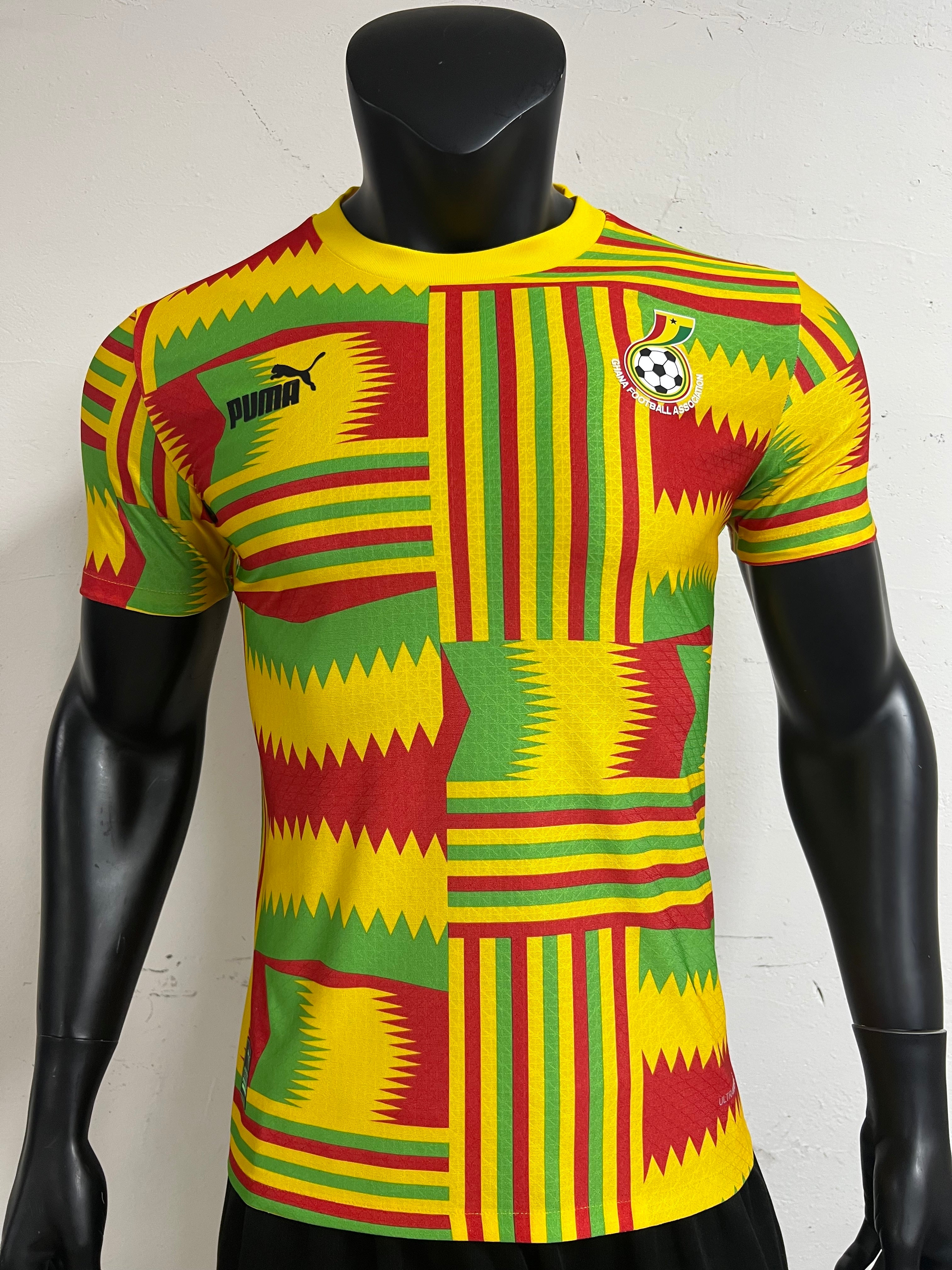 Ghana ftblCulture Retro Football Player Jersey