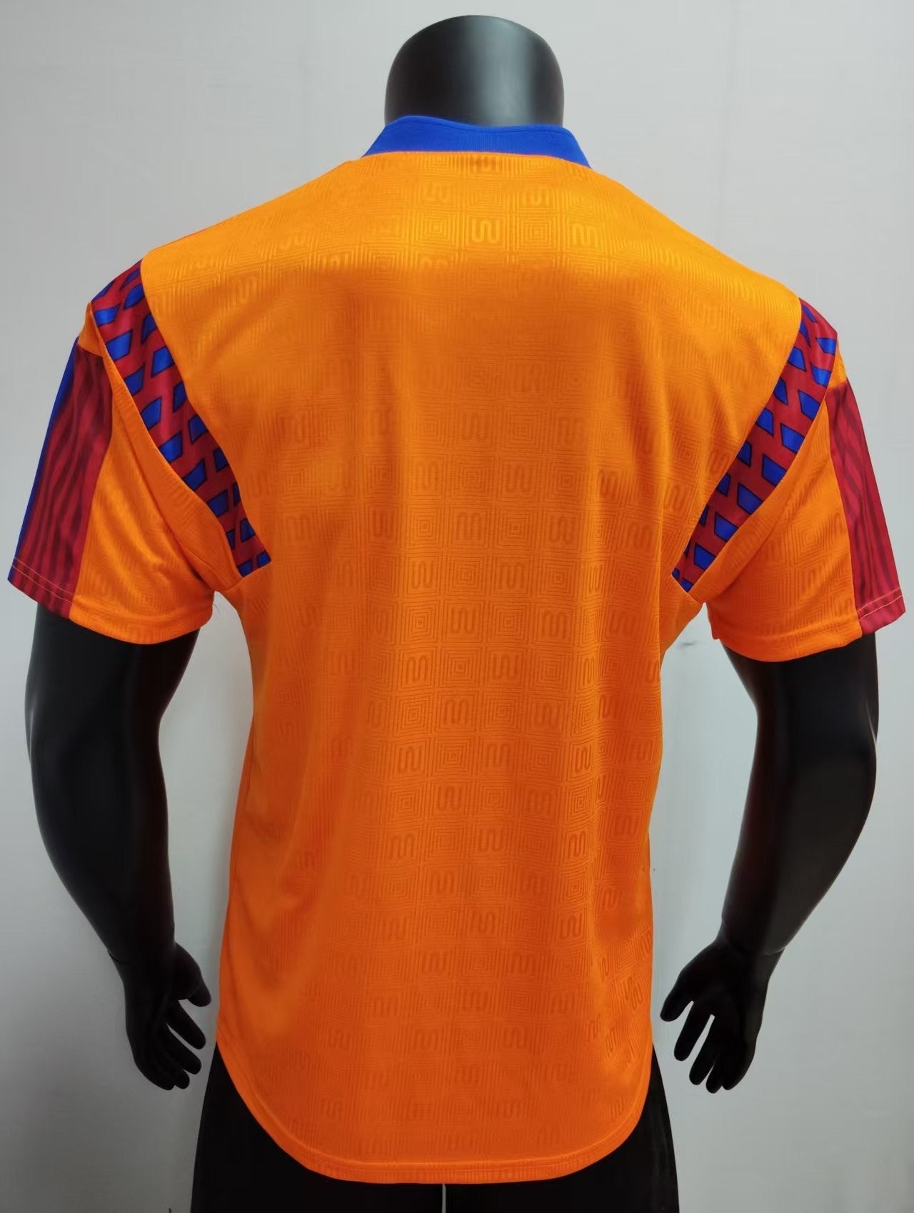 Barcelona Orange Retro Player Jersey