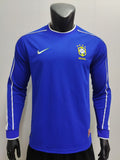Brazil Nike Long Sleeve Retro Player Jersey