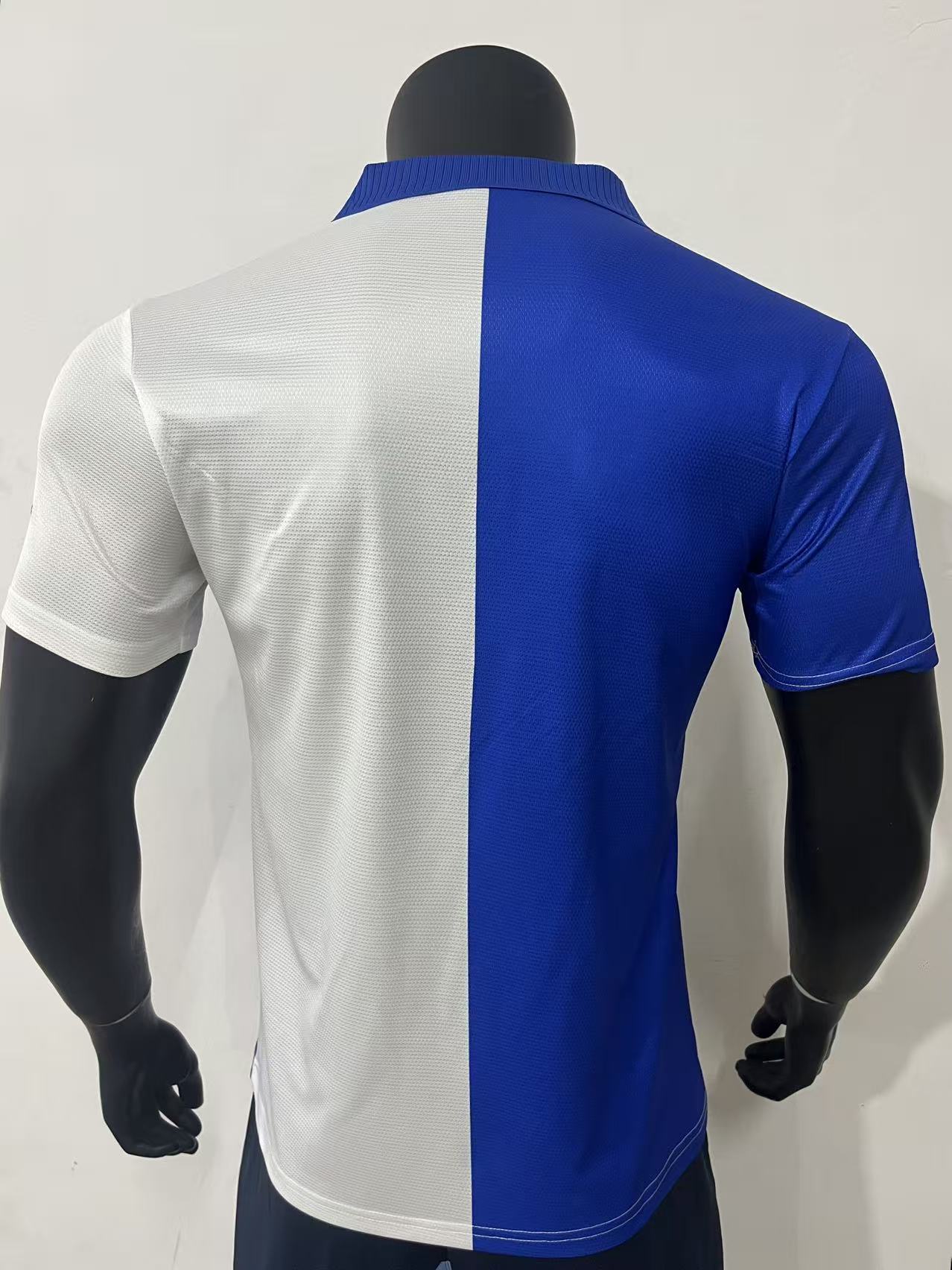 Blackburn Rovers Home McEwans Lagar Retro Player Jersey
