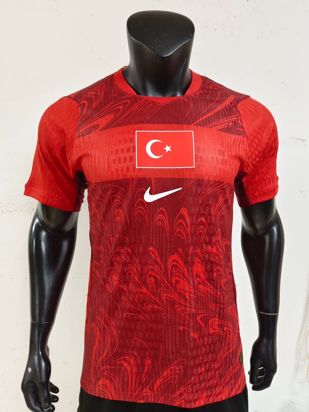 Turkey Home Football Shirt Red Short Sleeve Adults Jersey