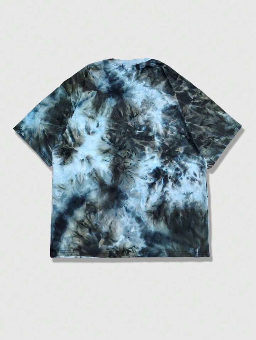 Tie-Dye Short Sleeve Round Neck