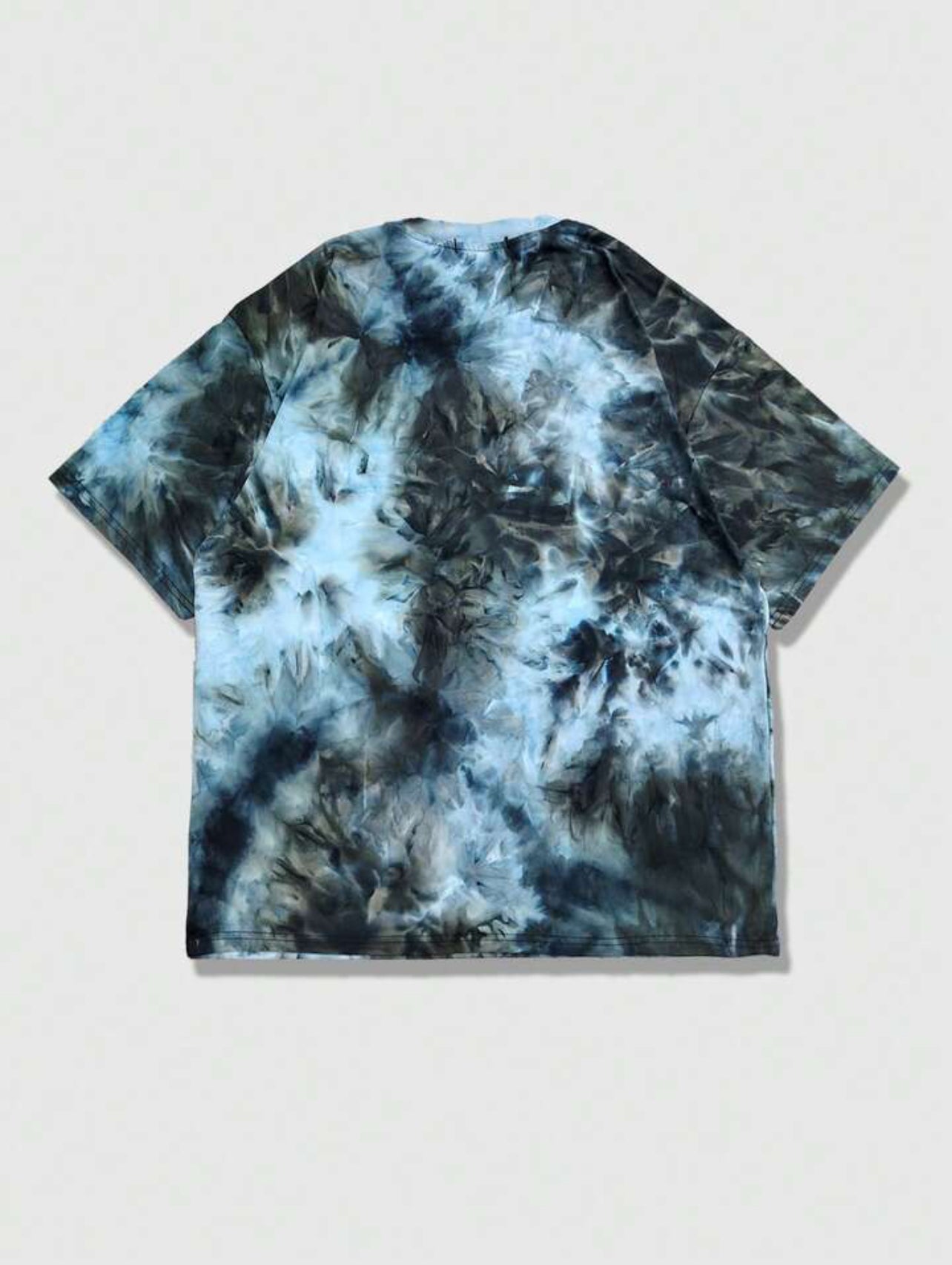 Tie-Dye Short Sleeve Round Neck