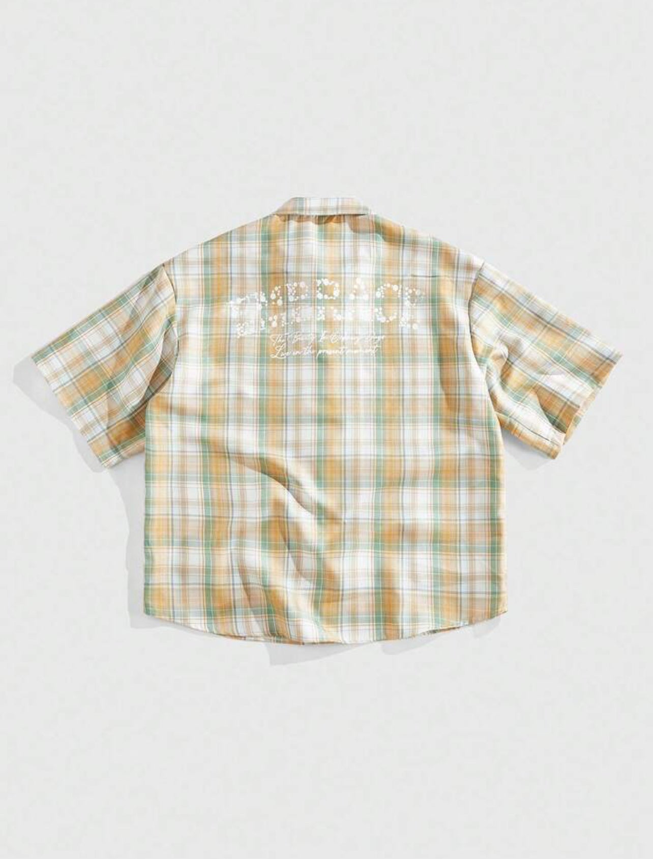 Checkered Short Sleeve Casual Shirt