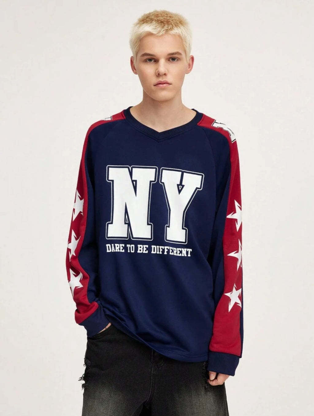 Long Sleeve Oversized NY Top