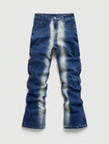 Washed Blue Y2K Style Jeans