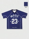 Blue MGDZ short Sleeve Top
