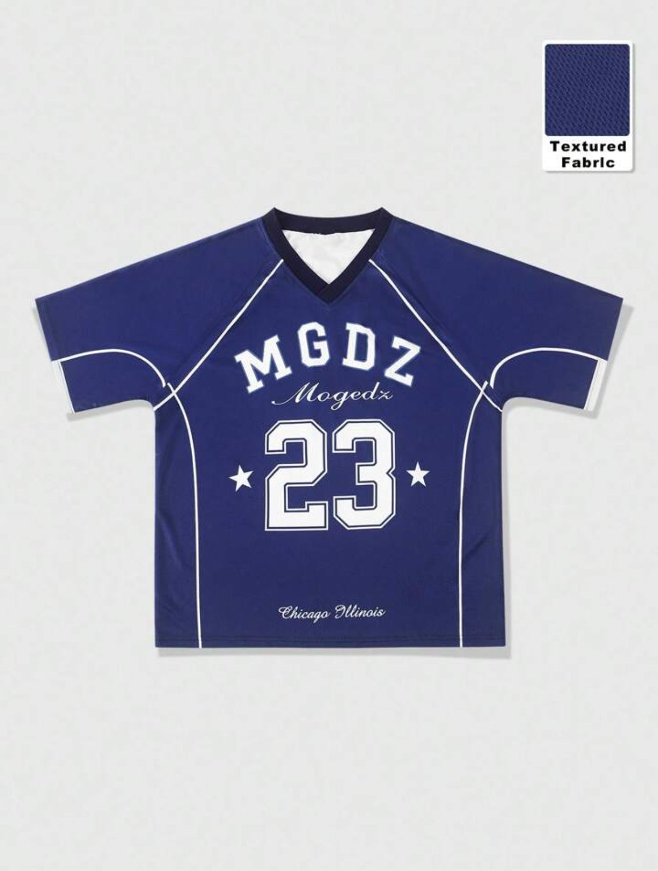 Blue MGDZ short Sleeve Top