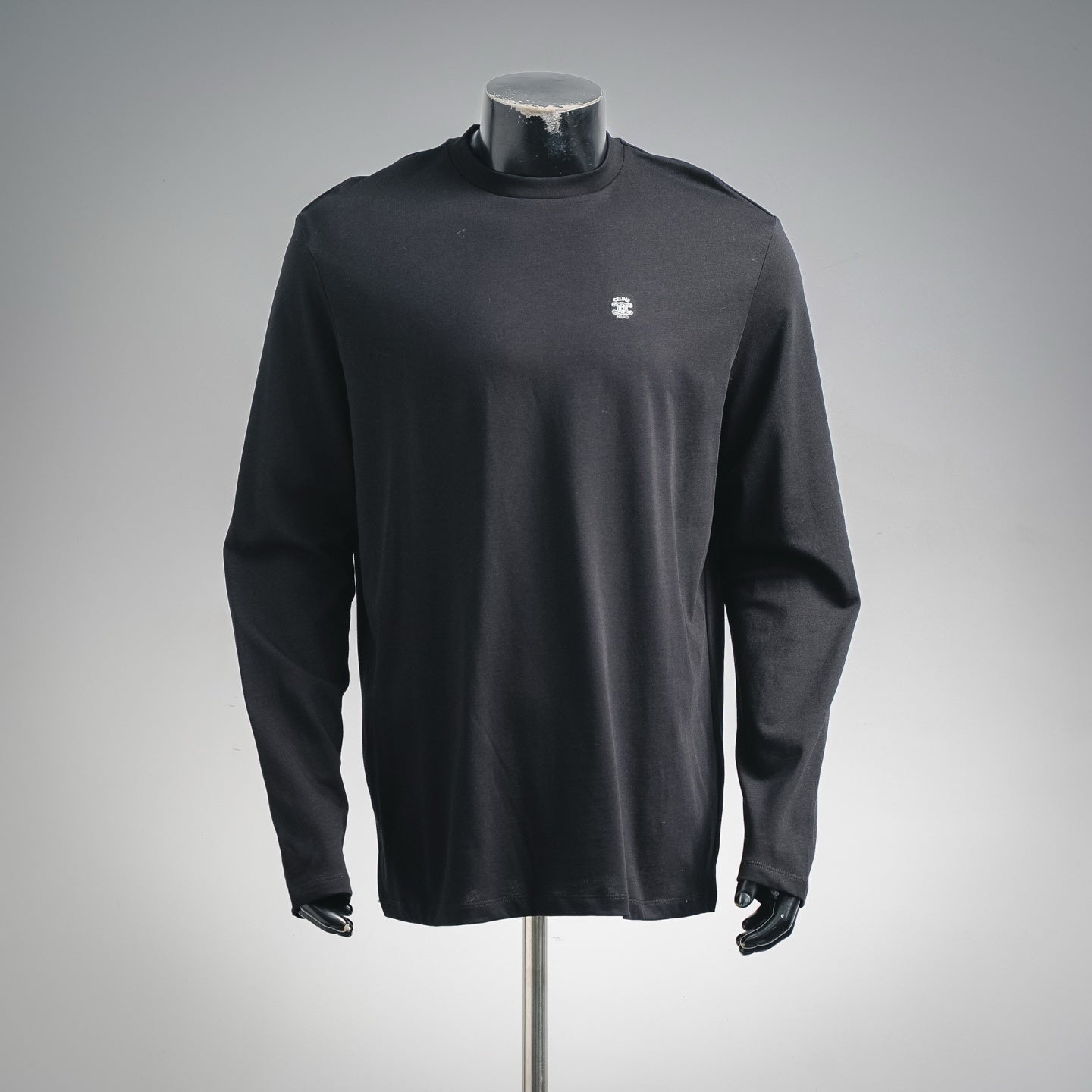 Celine Long Sleeve Relaxed Top Black/White