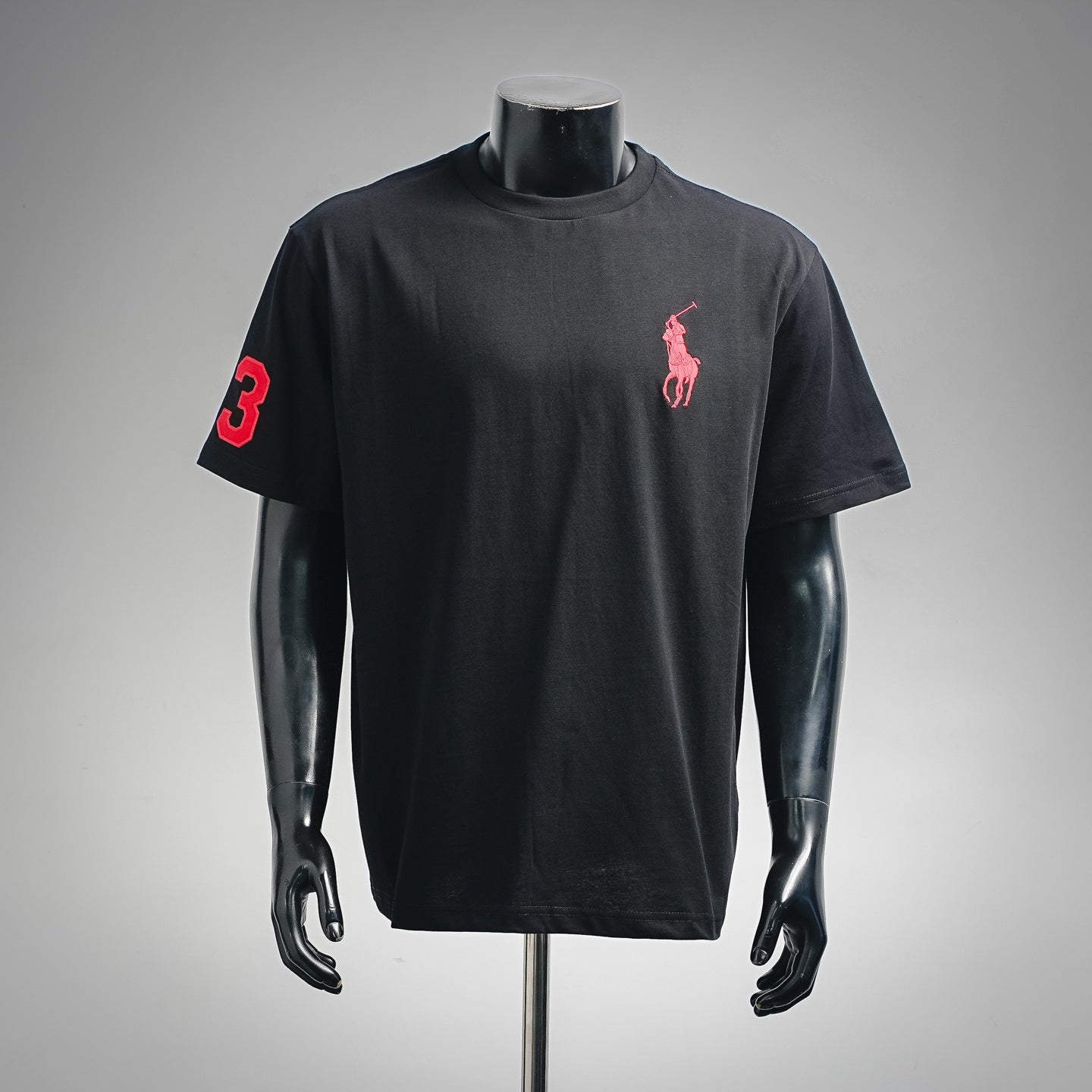 Polo Ralph Lauren Three Sleeve Embroidery T-shirt White/Black/Blue