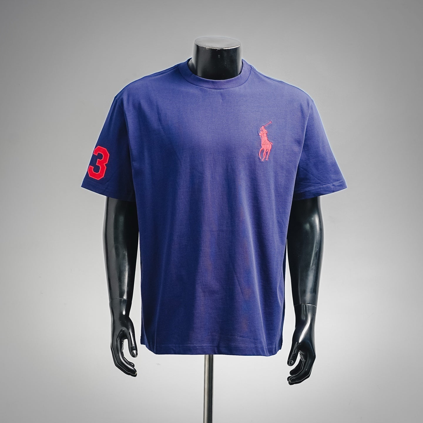 Polo Ralph Lauren Three Sleeve Embroidery T-shirt White/Black/Blue