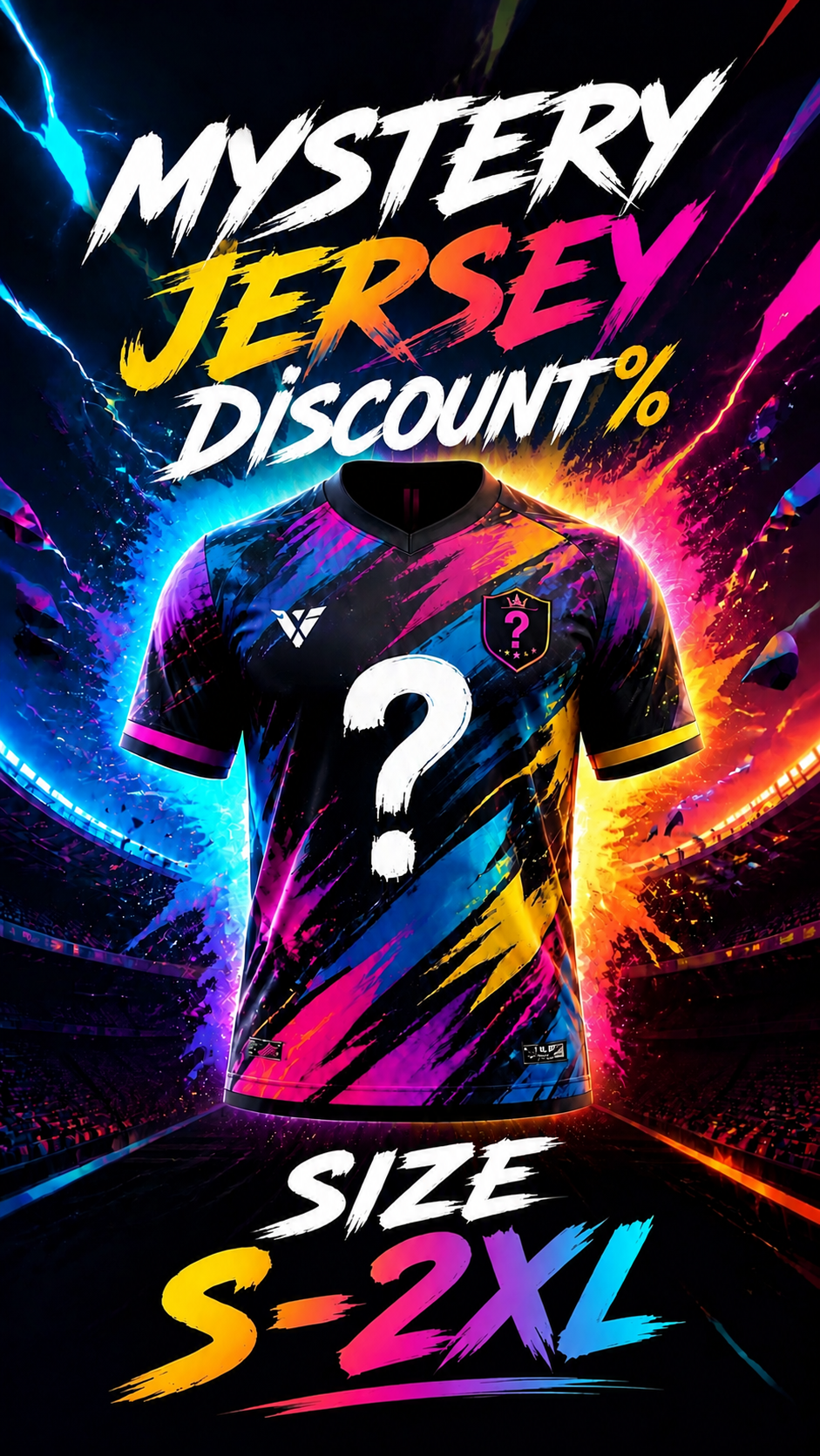 Mystery New Season, Old Season Football Jersey | Sizes S to 2XL