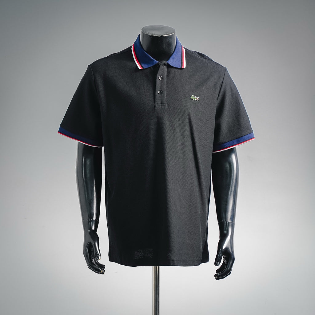 Lacoste Botton Up Shirt White/Black/Green