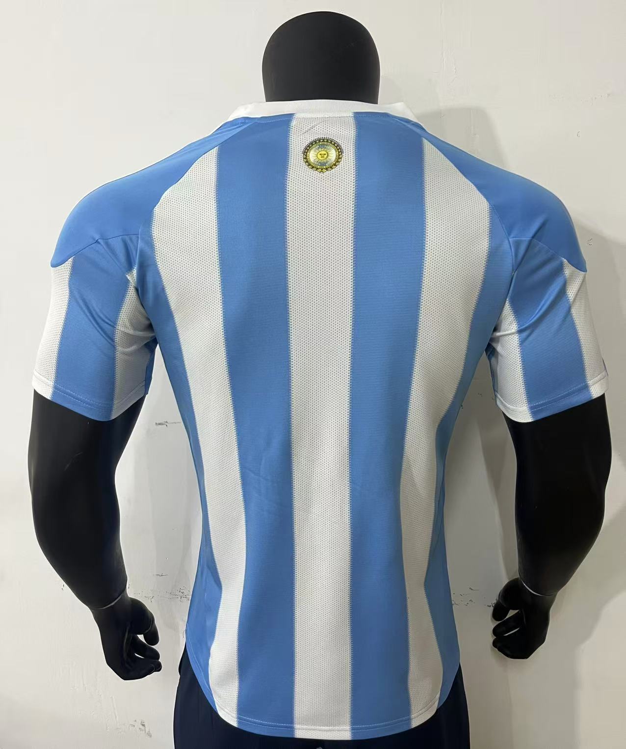 Argentina Stripped Adidas Player Retro Jersey
