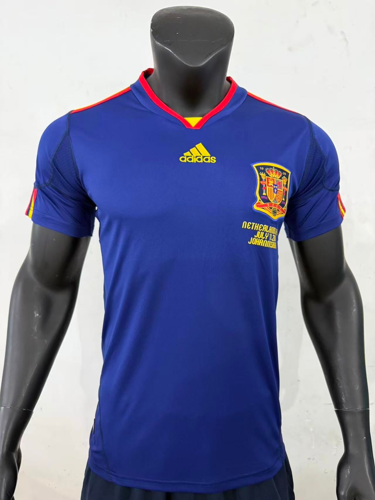 Spain Dark Blue Adidas Player Jersey