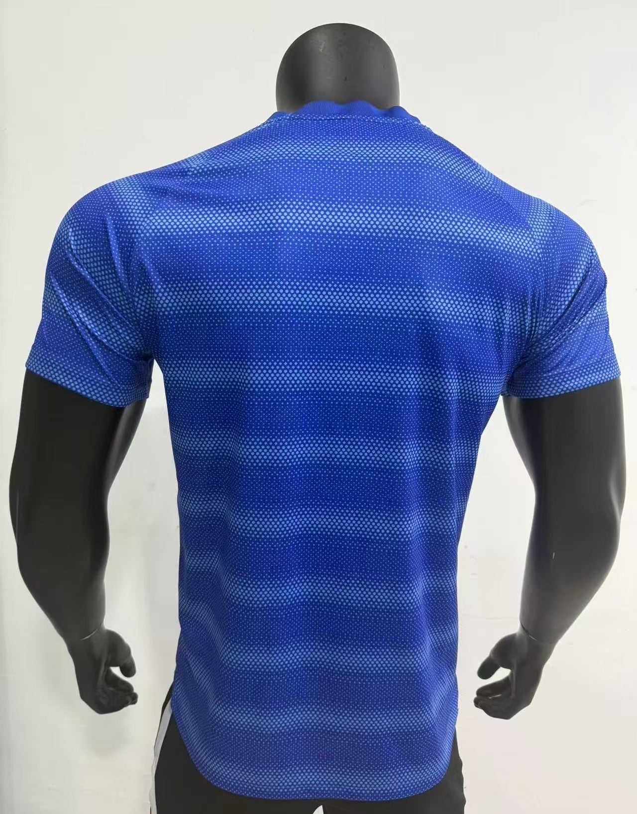 Brazil Blue Stripped Player Jersey